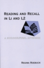 Reading and Recall in L1 and L2 : A Sociocultural Approach - Book