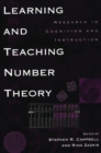 Learning and Teaching Number Theory : Research in Cognition and Instruction - Book