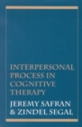 Interpersonal Process in Cognitive Therapy - Book