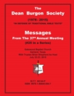 Dean Burgon Society Messages, 37th Annual Meeting - Book