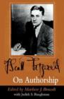 F.Scott Fitzgerald on Authorship - Book