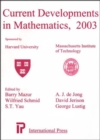 Current Developments In Mathematics, 2003 - Book