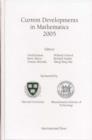 Current Developments in Mathematics 2005 - Book