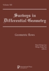 Geometric Flows, Volume 12 - Book