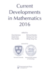 Current Developments in Mathematics, 2016 - Book