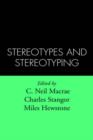 Stereotypes and Stereotyping - Book