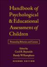 Handbook of Psychological and Educational Assessment of Children, Second Edition : Personality, Behavior, and Context - Book