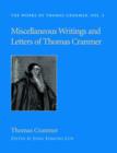 Miscellaneous Writings and Letters of Thomas Cranmer - Book