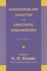 Contemporary Analytic and Linguistic Philosophies - Book