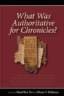 What Was Authoritative for Chronicles? - Book