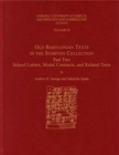 Old Babylonian Texts in the Schoyen Collection, Part Two : School Letters, Model Contracts, and Related Texts - Book