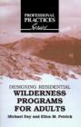 Designing Residential Wilderness Programs for Adults - Book
