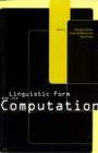 Linguistic Form and Its Computation - Book