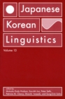 Japanese/Korean Linguistics, Volume 13 - Book