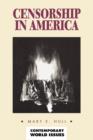 Censorship in America : A Reference Handbook - Book