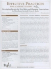 Effective Practices for Academic Leaders, Volume 1 Issue 11 : Developing Faculty for New Roles and Changing Expectations - Book