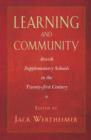 Learning and Community : Jewish Supplementary Schools in the Twenty-First Century - eBook