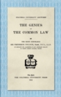 The Genius of the Common Law (1912) - Book