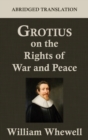 Grotius on the Rights of War and Peace - Book