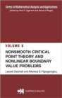 Nonsmooth Critical Point Theory and Nonlinear Boundary Value Problems - Book