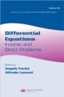 Differential Equations : Inverse and Direct Problems - Book