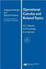 Operational Calculus and Related Topics - Book