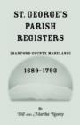 St. George's Parish Register [Harford County, Maryland], 1689-1793 - Book