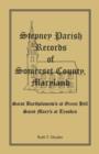 Stepney Parish Records of Somerset County, Maryland - Book