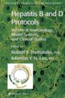 Hepatitis B and D Protocols : Volume 2: Immunology, Model Systems, and Clinical Studies - Book