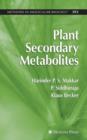 Plant Secondary Metabolites - Book