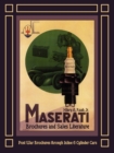 Maserati Brochures and Sales Literature - Post War Brochures Through Inline 6 Cylinder Cars - Book