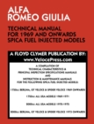 Alfa Romeo Giulia Technical Manual for 1969 and Onwards Spica Fuel Injected Models - Book