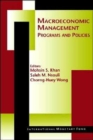 Macroeconomic Management : Programs and Policies - Book