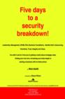 Five Days to a Security Breakdown! - Book