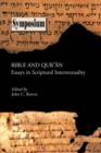 Bible and Qu'ran : Essays in Scriptural Intertextuality - Book