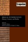 Biblical Interpretation : History, Context, and Reality - Book