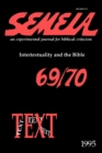 Semeia 69/70 : Intertextuality and the Bible - Book