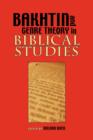 Bakhtin and Genre Theory in Biblical Studies - Book