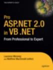 Pro ASP.NET 2.0 in VB 2005 - Book