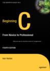 Beginning C : From Novice to Professional - Book