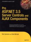 Pro ASP.NET 3.5 Server Controls and AJAX Components - Book