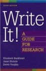 Write It! : A Guide for Research (10 Book Set), 3rd Edition - Book