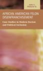 African American Felon Disenfranchisement : Case Studies in Modern Racism and Political Exclusion - Book