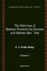 The Histories of Rabban Hormizd and Rabban Bar-Idta - Book