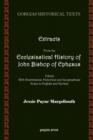 Extracts from the Ecclesiastical History of John Bishop of Ephesus - Book
