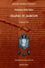 Studies in Judaism (Vol 3) : New Introduction by Ismar Schorsch - Book