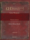 Syriac Thesaurus (Vol 1) : Thesaurus Syriacus - Book