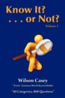 Know It? or Not? Vol. 1 - Book