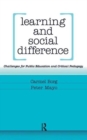 Learning and Social Difference - Book