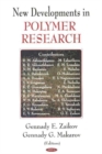 New Developments in Polymer Research - Book